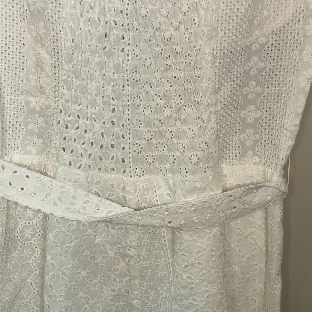 NWT Blank NYC White Eyelet Romper in Downtown Vibes - Picture 6 of 12